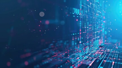 Obraz premium Digital event banner promoting an online seminar