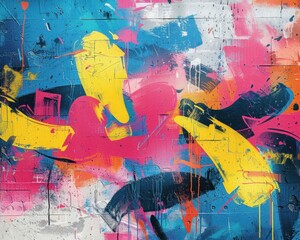 Abstract colorful patterns flat design top view space theme animation Split-complementary color scheme