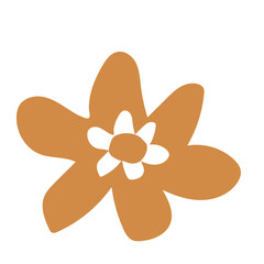 Hand drawn abstract organic shapes