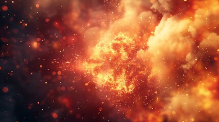 Fototapeta premium Fiery Abstract Background