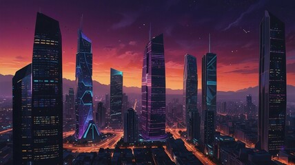 city at night wallpaper