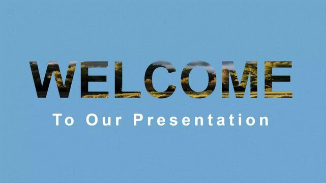 welcome sign series