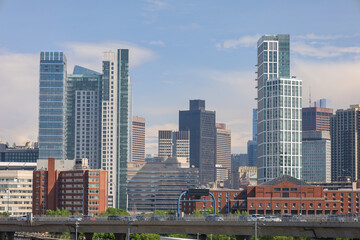 Obraz premium downtown city