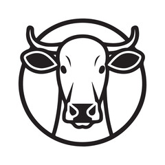 Cow Logo Template vector icon illustration design Stock Vector Image and design