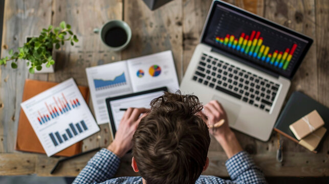 A data analyst preparing a market analysis report.