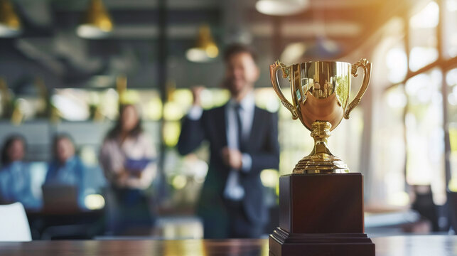 Manager sets performance incentives to motivate employees.