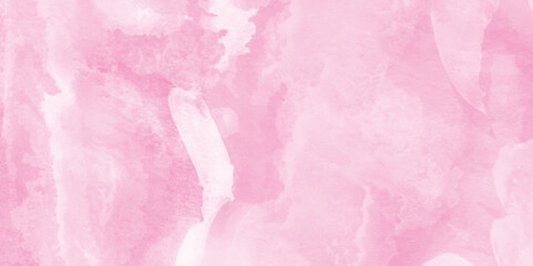 Pink rose tone abstract texture with cloudy stains, Stain artistic hand painted texture of pink, pastel hand painted watercolor of pink texture, White smoky watercolor painting on old paper texture.