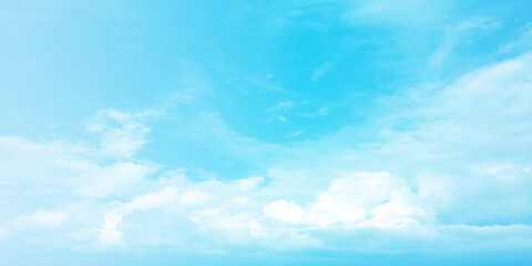 sky clouds blue soft winter pattern effect abstract graphics image surface Low angle side view cumulus clouds. cover page slide template use canvas marble pattern use banner background 