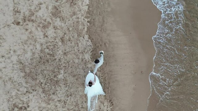 Noivos na praia