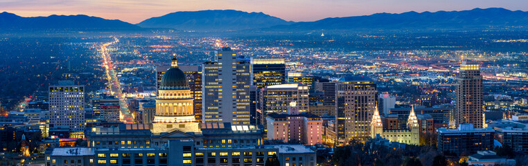 Salt Lake City,UT skyline 