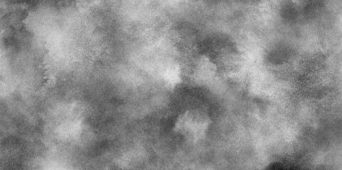 polished and acrylic black and white watercolor background hand painted by brush, white retro pattern cement texture and grunge effect, Vintage retro grunge old black and white texture with smoke.