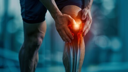 Man with Knee Pain