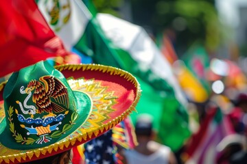 A colorful symbol representing the rich heritage and unity of Hispanic culture, featuring traditional patterns and motifs. It embodies the pride and diversity of the Hispanic community.