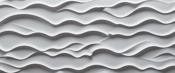 Sleek and Modern Geometric White 3D Abstract Design