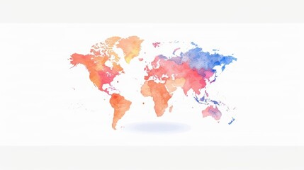 A vibrant watercolor depiction of World Immunization Week