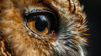 Obraz premium Eye of an owl