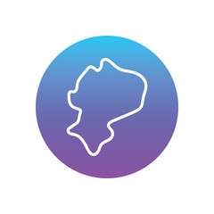 Country Map vector icon