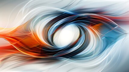 Fototapeta premium Abstract swirling colors creating a dynamic and vibrant design.