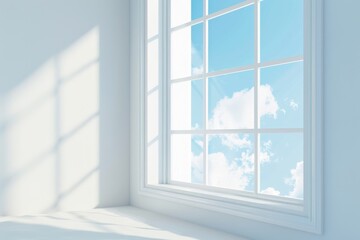 A serene illustration of a window pane with bright daylight shining through, featuring the phrase 'lazy day' written in a playful font. The image exudes a sense of relaxation and tranquility.
