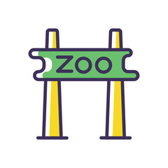 Zoo vector icon