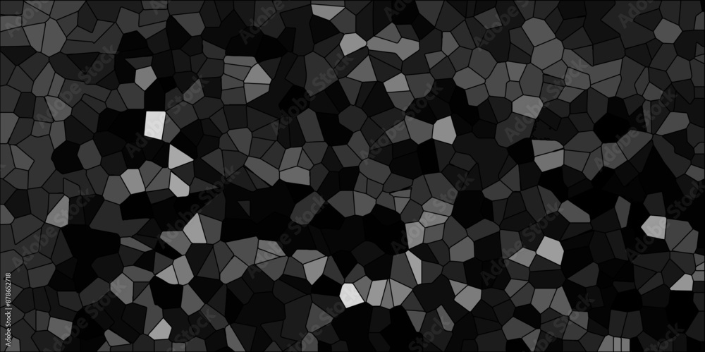 Canvas Prints seamless pattern mosaic marble pattern texture with seamless shapes. dark and light gray geometric m