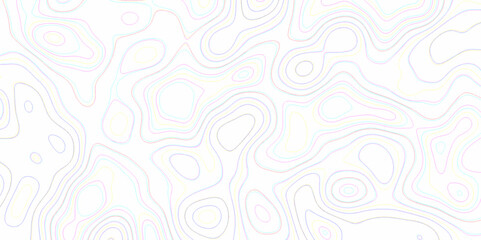 Natural printing illustrations of maps. topographic map in contour line light topographic topo contour map and ocean topographic line map