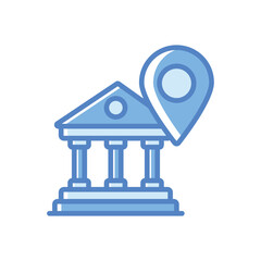 Bank  vector icon