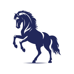 horse silhouette vector Clip art isolated design illustration