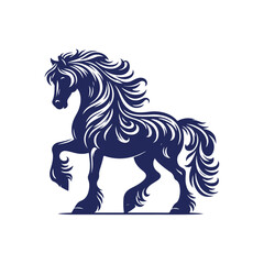 horse silhouette vector Clip art isolated design illustration