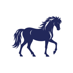 horse silhouette illustration