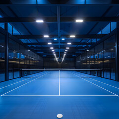 tennis padel trendy court indoor	