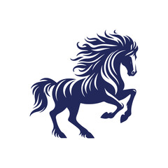 horse silhouette illustration