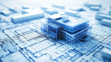 Building design blueprints