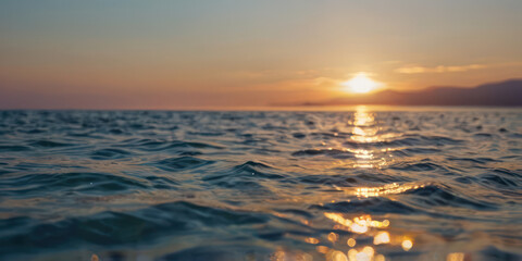 Obraz premium sunset on the beach