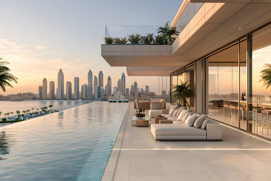 dubai skyline infinity pool appartment property for sale 2030	