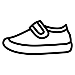 Baby Shoes Icon Element For Design