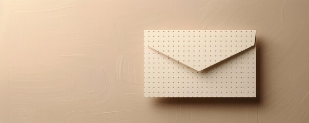 a small campaign package, mediafocused, beige background, isolated on white background