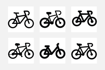 set of bicycles