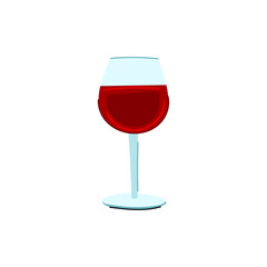 cocktail wine glass cartoon. line red, vine summer, cheese beverage cocktail wine glass sign. isolated symbol vector illustration