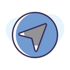 Navigation Arrow vector icon