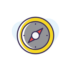 Compass vector icon