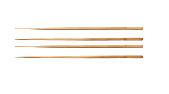 Set of chopsticks transparent background.