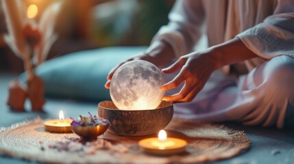 Astrological New Moon Ritual with Mindfulness and Tradition