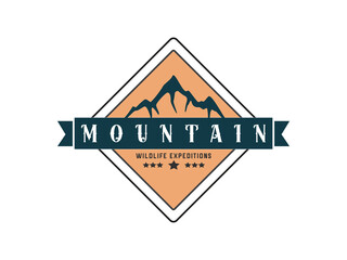 Vintage farm logo design vector illustration	