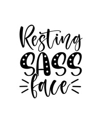 Naklejka premium Sassy SVG Design, Sassy SVG Bundle 