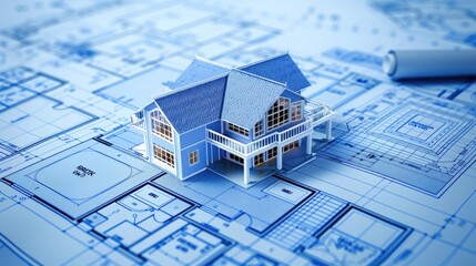 Building design blueprints