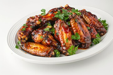 Fototapeta premium Scrumptious Dirty Steves Original Wing Sauce Wings