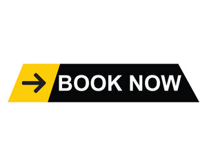 book now button on white background. book now button sign