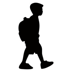 School Kids Silhouette