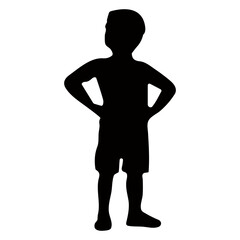 School Kids Silhouette